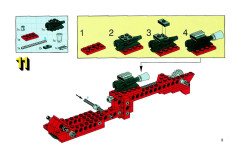 LEGO 8429 instructions page 9 – build guide