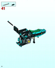 LEGO 8430 instructions page 20 – build guide