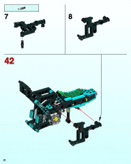 LEGO 8430 instructions page 22 – build guide