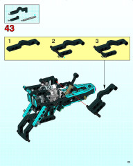 LEGO 8430 instructions page 23 – build guide