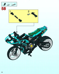 LEGO 8430 instructions page 40 – build guide