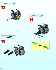 LEGO 8430 instructions page 6 – build guide