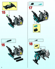 LEGO 8430 instructions page 8 – build guide