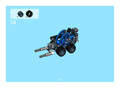 LEGO 8433 instructions page 21 – build guide