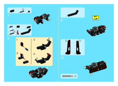 LEGO 8434 instructions page 54 – build guide