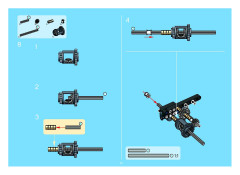 LEGO 8435 instructions page 23 – build guide