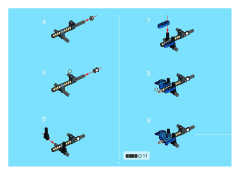 LEGO 8435 instructions page 6 – build guide