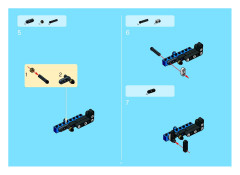 LEGO 8435 instructions page 71 – build guide