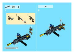 LEGO 8435 instructions page 8 – build guide