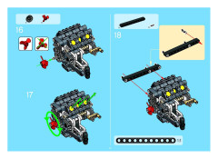 LEGO 8435 instructions page 13 – build guide