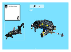 LEGO 8435 instructions page 18 – build guide