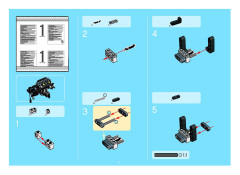 LEGO 8435 instructions page 2 – build guide