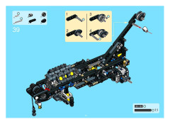 LEGO 8435 instructions page 45 – build guide