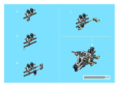 LEGO 8435 instructions page 8 – build guide