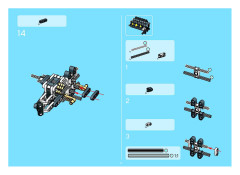 LEGO 8435 instructions page 9 – build guide