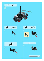 LEGO 8436 instructions page 17 – build guide