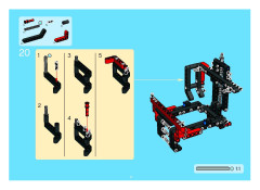 LEGO 8436 instructions page 57 – build guide