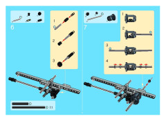 LEGO 8436 instructions page 6 – build guide