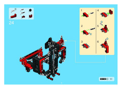 LEGO 8436 instructions page 61 – build guide