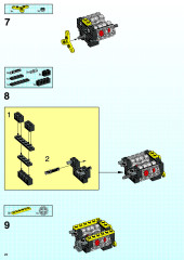 LEGO 8437 instructions page 22 – build guide