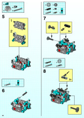 LEGO 8437 instructions page 48 – build guide