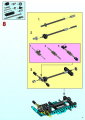 LEGO 8437 instructions page 5 – build guide