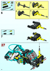 LEGO 8437 instructions page 52 – build guide