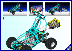 LEGO 8437 instructions page 57 – build guide