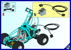 LEGO 8437 instructions page 58 – build guide