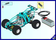 LEGO 8437 instructions page 59 – build guide