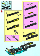 LEGO 8437 instructions page 6 – build guide