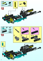 LEGO 8437 instructions page 8 – build guide