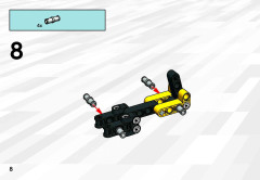 LEGO 8441 instructions page 8 – build guide