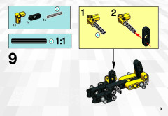 LEGO 8441 instructions page 9 – build guide
