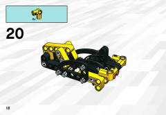 LEGO 8441 instructions page 18 – build guide