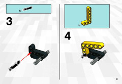 LEGO 8441 instructions page 3 – build guide