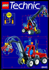 LEGO 8443 instructions page 1 – build guide