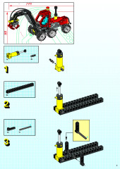 LEGO 8443 instructions page 3 – build guide