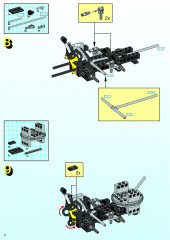 LEGO 8443 instructions page 6 – build guide