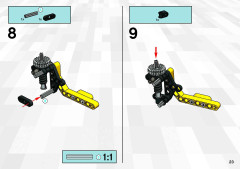 LEGO 8451 instructions page 23 – build guide