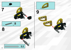 LEGO 8451 instructions page 4 – build guide