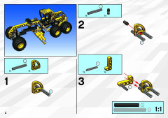 LEGO 8451 instructions page 2 – build guide