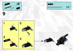 LEGO 8453 instructions page 17 – build guide