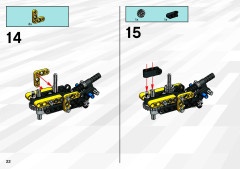 LEGO 8453 instructions page 22 – build guide