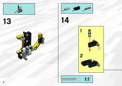 LEGO 8453 instructions page 8 – build guide