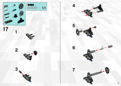 LEGO 8454 instructions page 19 – build guide