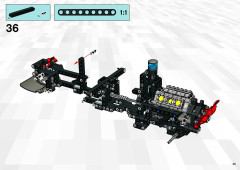 LEGO 8454 instructions page 45 – build guide