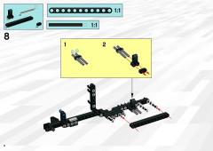 LEGO 8454 instructions page 6 – build guide