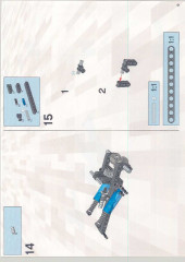 LEGO 8454 instructions page 9 – build guide