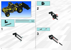 LEGO 8455 instructions page 2 – build guide